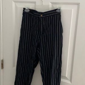 Striped pants with pockets!
